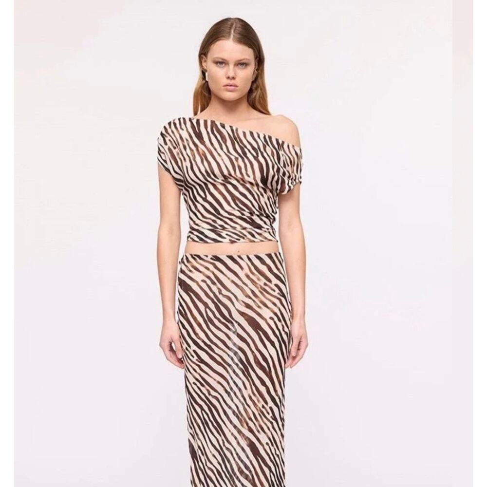 New Suboo Gigi zebra drape top size Medium - Picture 2 of 7